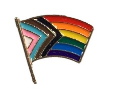 2 X LGBTQ Gay Rainbow Pride Pin Badge Brooch Enamel Lapel Pin Equality Support