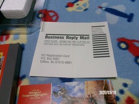 #886 Advanced Dungeons & Dragons: DragonStrike - Complete CIB - VGC (NES, 1992)