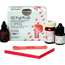 GC Fuji Plus Luting Cement Powder 15g / Liquid 7mL / Conditioner 6.5mL
