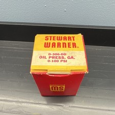 Stewart Warner D-306-dd Oil Pressure Gauge 0-100 Psi Stewart Warner D-306-dd Oil Pressure Gauge 0-100 Psi
