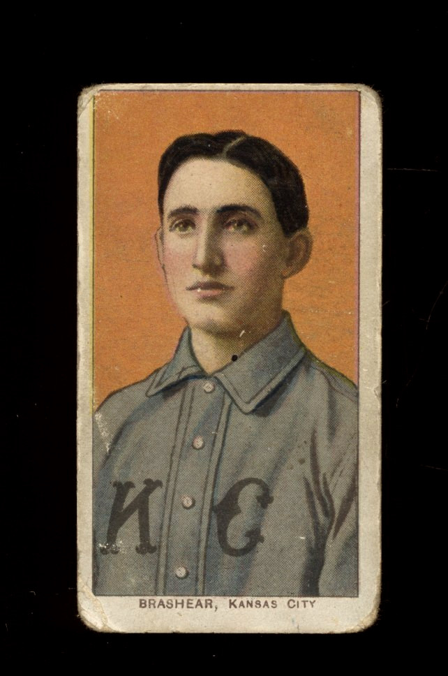 1909-11 T206 - Roy Brashear Kansas City Piedmont 350 Subjects Back RC GOOD