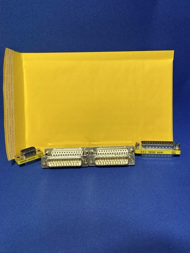 TANDY DB25 DB9 D-Sub Adapter Converter Gender Changer Null Modem Terminator Lot