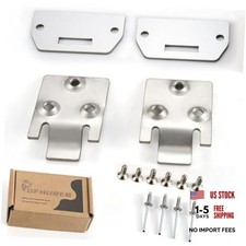 2 Pair Golf Cart Seat Hinge Kit for EZGO Electric/Gas 1995-up TXT/Medalist