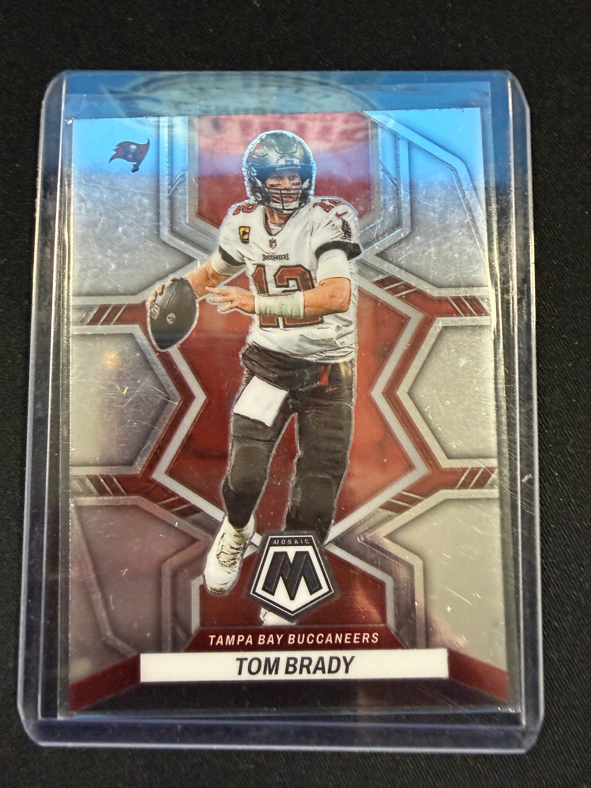 2022 Panini Mosaic #182 Tom Brady Silver