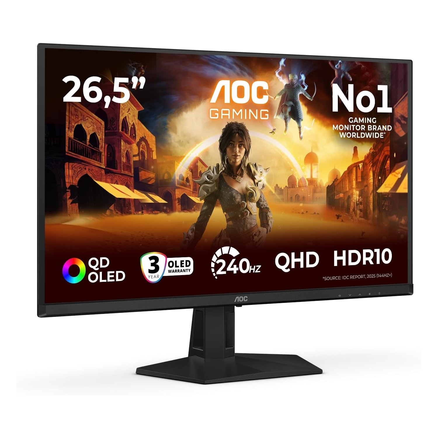 AOC Q27G41ZDF 26.5'' QD-OLED Flat Monitor 16:9 2560 x 1440 HDR10 240Hz G-menu - second product detail image