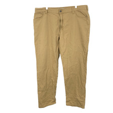 Carhartt Men Size 40 x 32 Pants Brown Relaxed Straight Flex Canvas Work Khaki