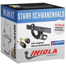 Anh&auml;ngerkupplung starr f&uuml;r Mercedes M-Klasse W164 05-11 mit 13pol spez.