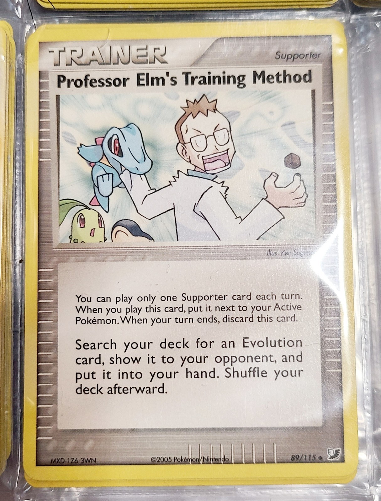 (MINT) Pokémon Professor Elm's Training Method #89 Unseen Forces