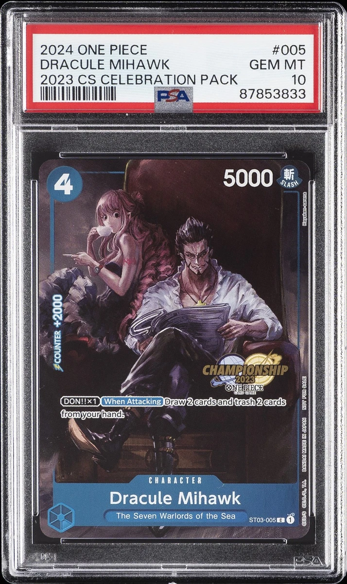 ミホーク　PSA10 スタンダードバトル　ST03-005 Dracule Mihawk ST03-005 One Piece Promotion Cards for sale | eBay