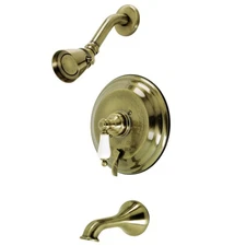 Kingston Brass KB363.0PL Restoration Tub and Shower Trim Package - Brass