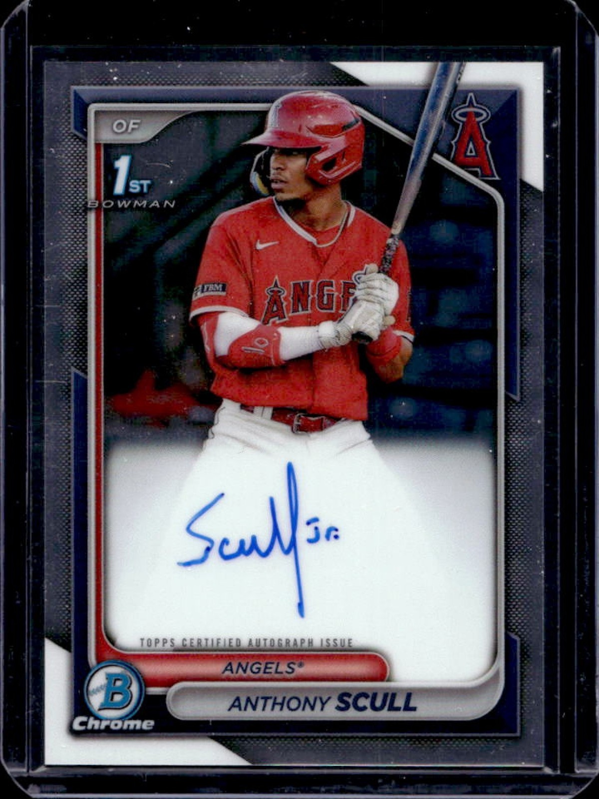 2024 Bowman Anthony Scull Chrome Auto 1st #CPA-AS Angels