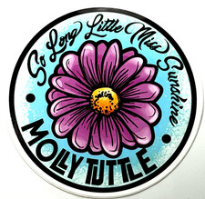 Molly Tuttle So Long Little Miss Sunshine Circle 3" Sticker