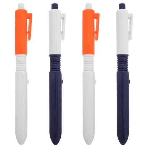 TIESOME Lot de 5 stylos à bille rétractables avec cordon tour de cou TIESOME Lot de 5 stylos à bille rétractables avec cordon tour de cou