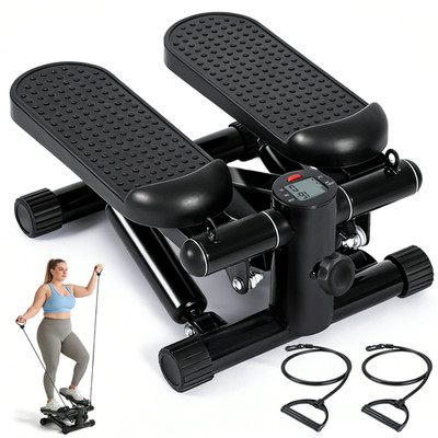 Mini Stepper Power Ropes LCD-Display Beine Arm Widerstand Fitness Exercise