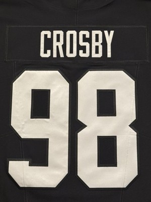 Maxx Crosby LV Raiders 2025-26 Black Nike Vapor F.U.S.E. Elite