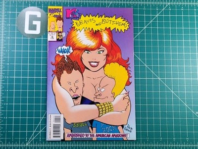 Beavis & Butthead #4 (1994) Classic Cover Art Marvel Comics MTV VF