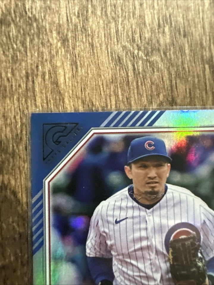 2022 Topps Gallery Seiya Suzuki #137 Rainbow Foil RC Rookie Chicago Cubs - Image 3 of 4
