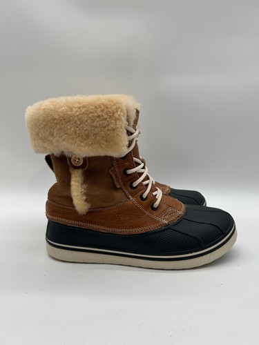 Crocs AllCast II Luxe Mujer Botas de Nieve Marrón EUR 39-40 W9 - Imagen 1 de 5