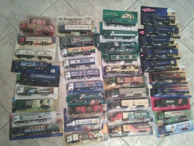 Paket 40 Trucks  SZ + HZ mit Lang Bräu, Licher