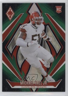 2024 Panini Phoenix Rookies Green Fade /199 Michael Hall Jr #228 Rookie RC 0ud4