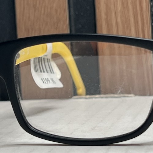 LACOSTE L2707 002 OCCHIALI DA VISTA AUTENTICI NERO OPACO GIALLO 53-15 (V4T10) - Foto 4 di 18