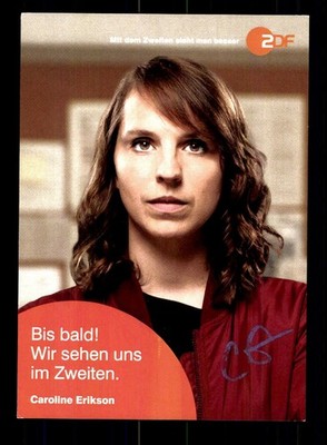 Caroline Erikson Soko Potsdam Autogrammkarte Original Signiert # BC 235796