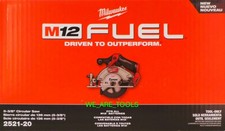 New In Box Milwaukee 2521-20 M12 FUEL 12V 5-3/8" Circular Saw