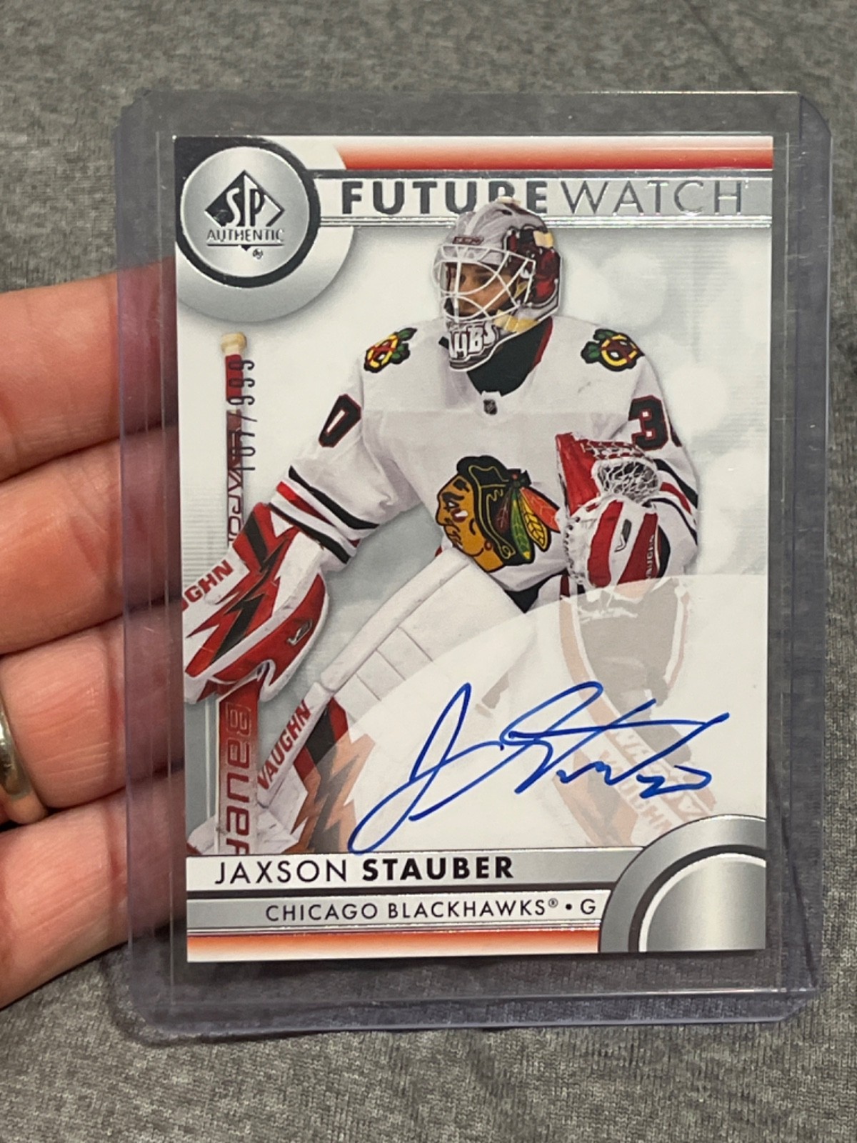 2023-24 Sp Authentic - Autographed Future Watch Jaxson Stauber /999 On Card Auto