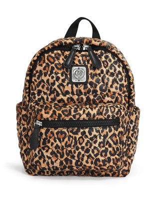 NWTag Brighton Heart To Heart KINGSTON Quilted Leopard Backpack  MSRP $320