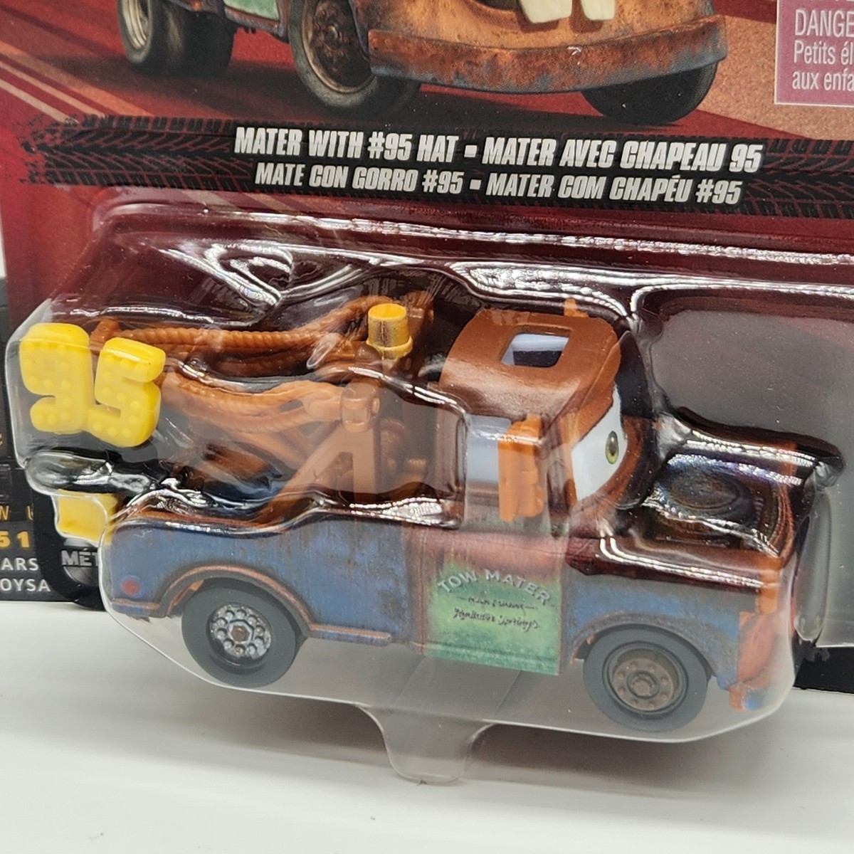 Mater With #95 Hat 2026 Disney Pixar Cars 1:55 Mattel Diecast New