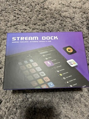 Stream Dock Wired Macro Keypad Streaming Console Button Pad, Black