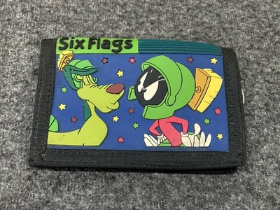 Six Flags Marvin The Martian K-9 Blue & Green Wallet - Looney Tunes