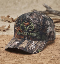 Realtree Camo Mesh Trucker Hat Adjustable Hunting Cap Outdoor Casual Unisex