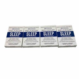 4 Pc Relaxium Sleep Drug Free Sleep Support Capsules Melatonin Ashwagandha
