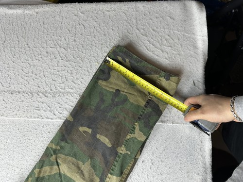 Vintage Men’s Woodland Camo Vietnam Cargo Military Fatigues Size 34x32 60s 70s - 第 9/10 張圖片