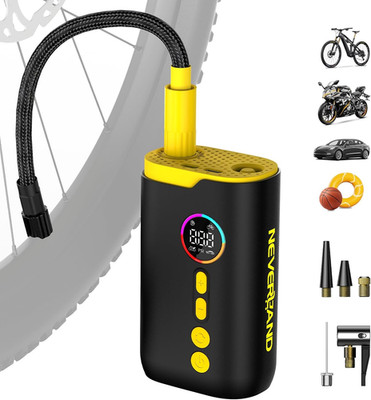 Tire Inflator Portable Air Compressor - 150 PSI Bike Air Pump, Auto Electric Air