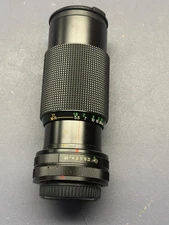 Vivatar 70-210mm 4.5 macro focusing zoom for Canon 35mm SLR film camera