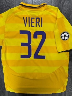 Original Nike Inter Mailand 2003/2004 Auswärtstrikot VIERI 32 Herren Extra Large XL