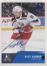 2021-22 Upper Deck AHL Auto Riley Barber #18 Auto ek6