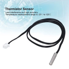 10Pcs Temperature Sensor Probe NTC Thermistor Temp Transducer 5x25mm Cylindrical