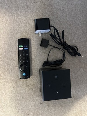 Amazon Fire TV Cube 2nd Gen Streaming Device Alexa Voice Remote 4K Ultra HD