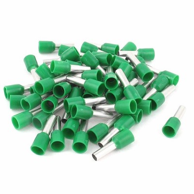 50Pcs E4009 12AWG Insulated Ferrule Wire Cord End Terminal Connector Green  #ac