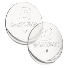 BRIOFOX Shower Curtain Rod Holder 3M Adhesive Heat Resistant Transparent