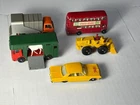 LOT OF 5  VINTAGE MATCHBOX LESNEY DIECAST CARS & VEHICLES  #7