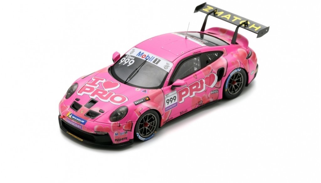 Porsche 911 GT3 Cup Spark #999 revivez le frisson de la Carrera Cup Brésil 2023 en 1/43