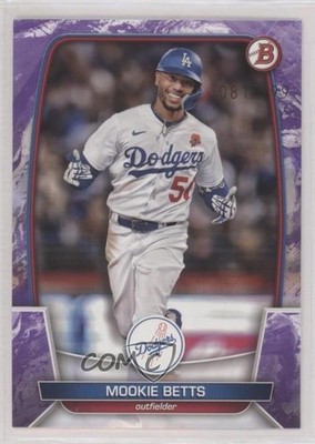 2023 Bowman Purple Pattern 81/199 Mookie Betts #20 0s9t