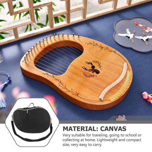 Little Harp Storage Bag Musical Instrument Accessories Compact Lyre - Bild 5 von 12