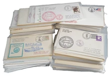 US 1970s-2020s COLLECTION OF NEARLY 500 NAVAL COVERS ALL SLEEVED AS AOR & LCS