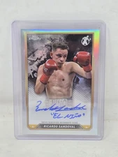 Ricardo El Nino Sandoval 2024 Topps Chrome Boxing Hobby Auto Signed CBA-RSL