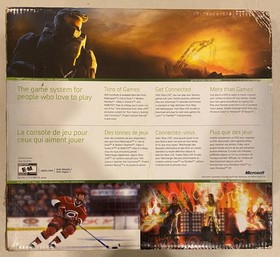 2008 MICROSOFT X-BOX XBOX 360 GO PRO 60GB CONSOLE WORKS DAMAGED BOX NO MANUAL